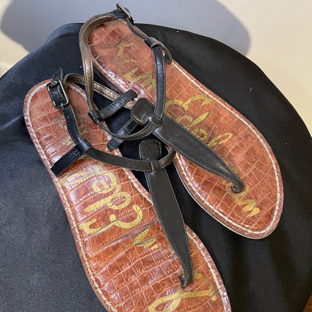 Sam Edelman GIGI Black Sandal 8M / 39